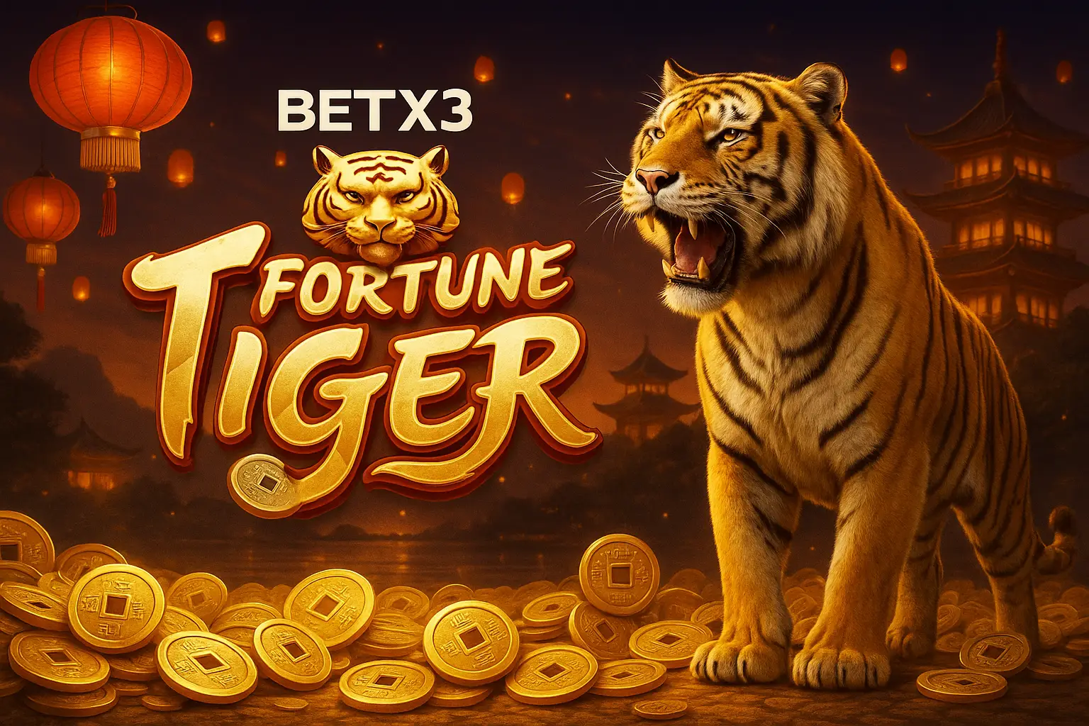 Fortune Tiger é um jogo imperdível no BETX3 Casino